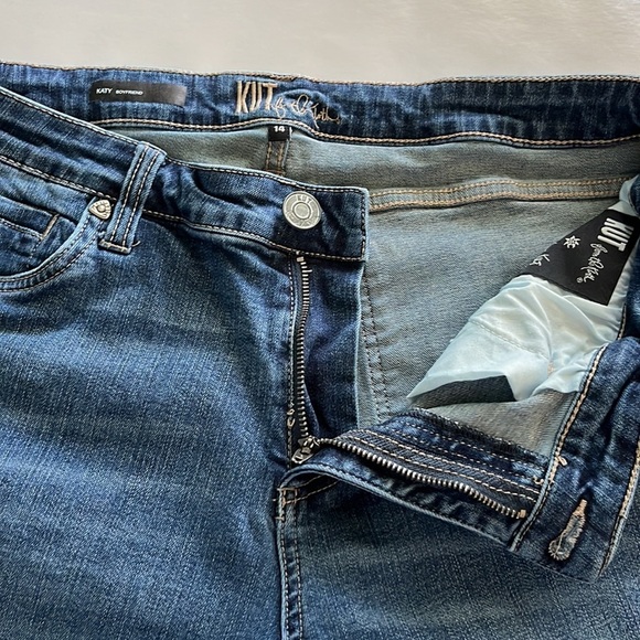 Kut From The Kloth Katy Boyfriend High Rise Size 14 - Picture 16 of 16